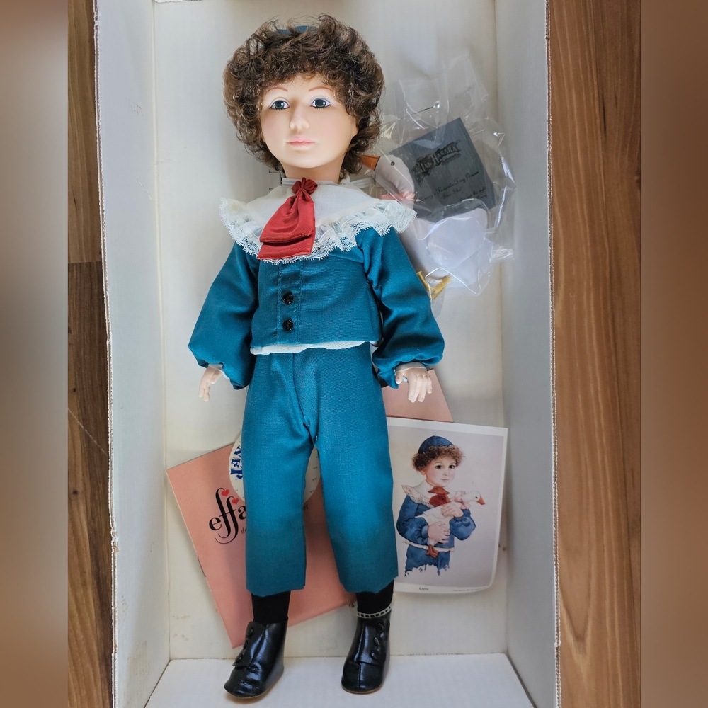 Vintage Effanbee Larry Doll #7486 Jan Hagara Collectible, Boy And Goose
